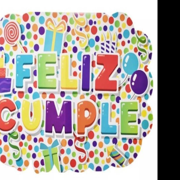 LETRERO FELIZ CUMPLEAÑOS GLOBOS 2301 PADI BOLSA C1 PZA. E25